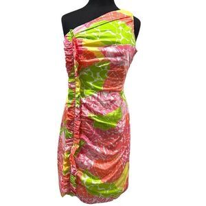 Lilly Pulitzer Ginger Orange Summer Nights Julianne Dress Sz 8